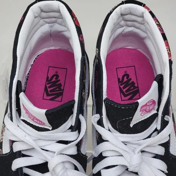 VANS SK8 HI Love Girl's Size 5.5 Sneakers Shoes Heart Shape Donuts New