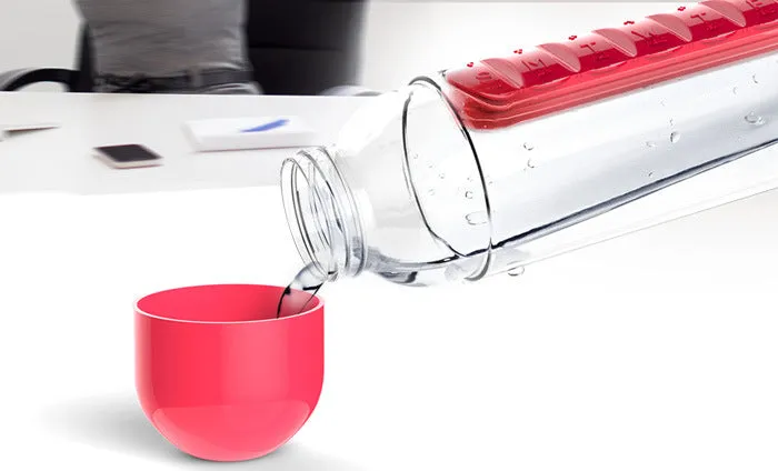 Water Bottle With Built-in Pill Organizer