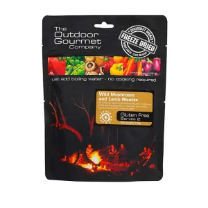 Wild Mushroom and Lamb Risotto 2 Serve - Gourmet Freeze Dried Meal