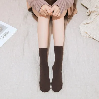 Winter Warmer Women Thicken Thermal Wool Cashmere Snow Socks
