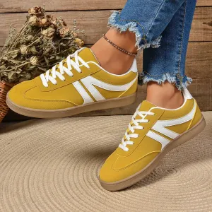 Women Casual Walking Shoes New 2025 Autumn Flat Lace Up High Quality Sneakers Fashion Wild Flat Sole Loafers Women Sports Shoes