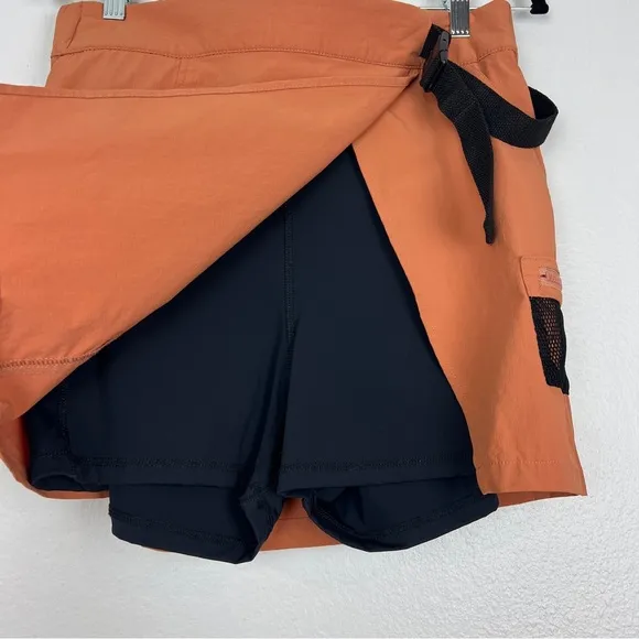 Wondery Outdoors | Ephedra Trail Skort Coral Ripstop Athletic Hiking Outdoor L