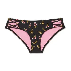 Xhilaration Women's Cheeky Strappy Bikini Bottom
