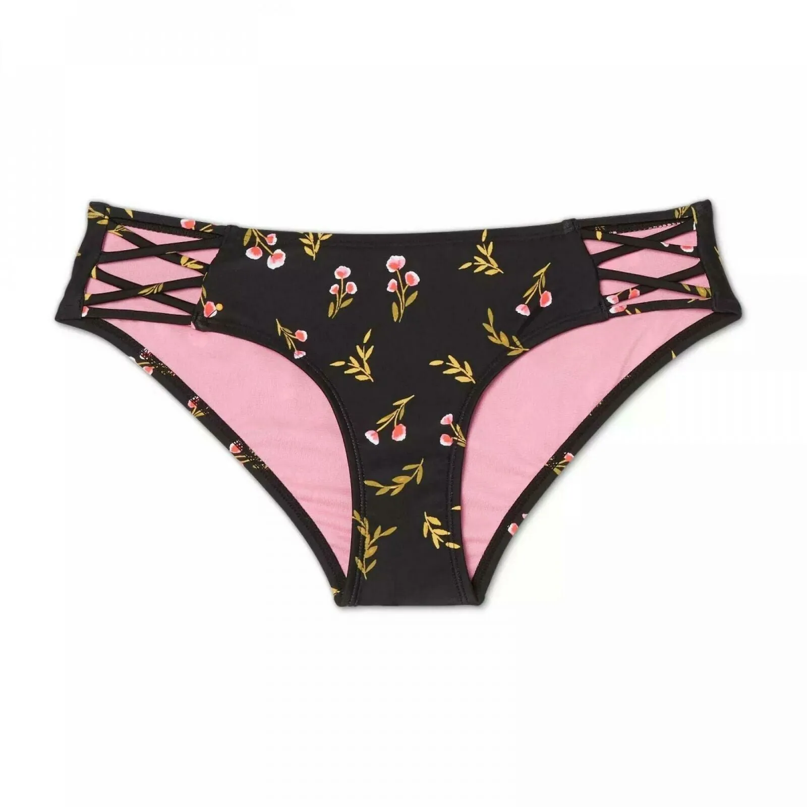 Xhilaration Women's Cheeky Strappy Bikini Bottom