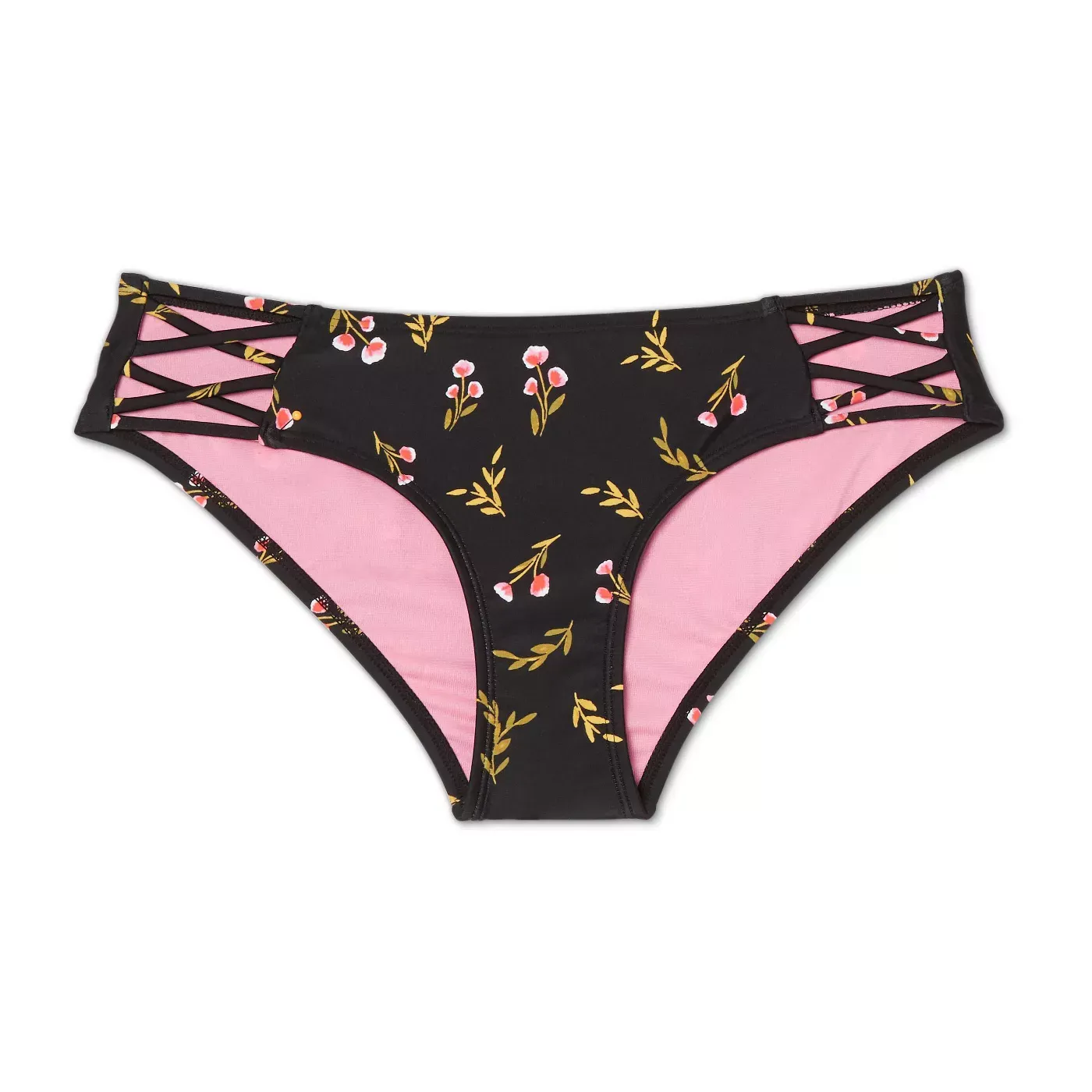 Xhilaration Women's Cheeky Strappy Bikini Bottom