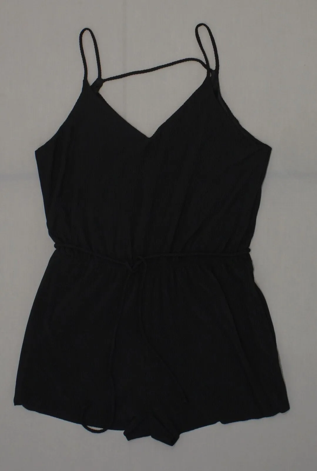 Xhilaration Women's V-Neck Strappy Knit Romper