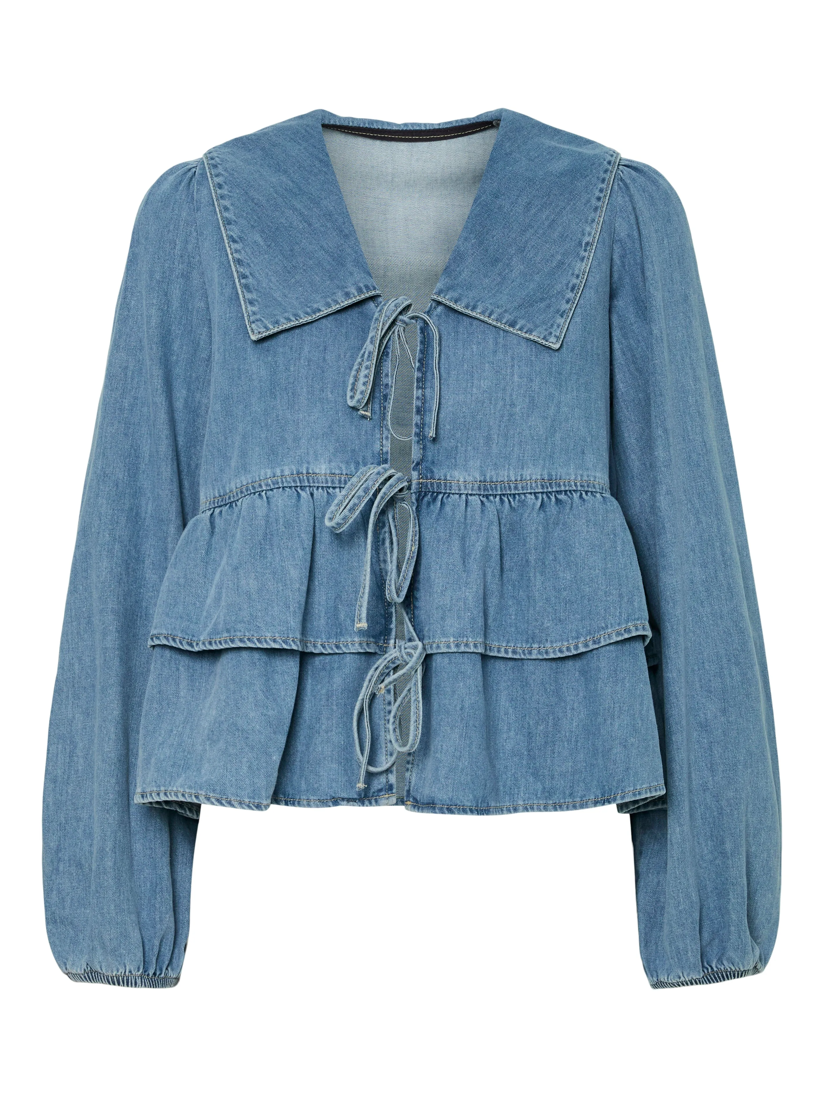 YAS Celinde top light blue