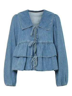 YAS Celinde top light blue