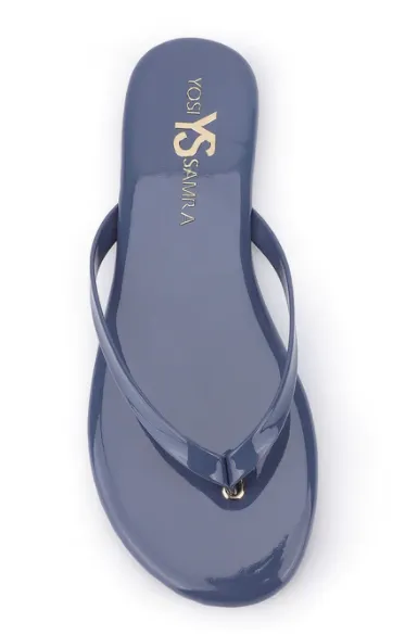 Yosi Samra Rivington Patent Flip Flop - Rain