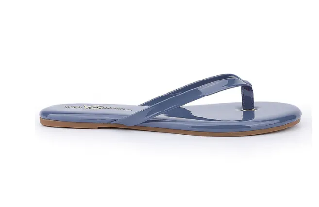 Yosi Samra Rivington Patent Flip Flop - Rain