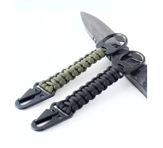 Zero North Handcrafted Nylon Rope Clip Lanyard With Bottle Opener Keyring